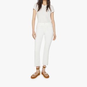 NWT MOTHER JEANS THE INSIDER CROP STEP FRAY